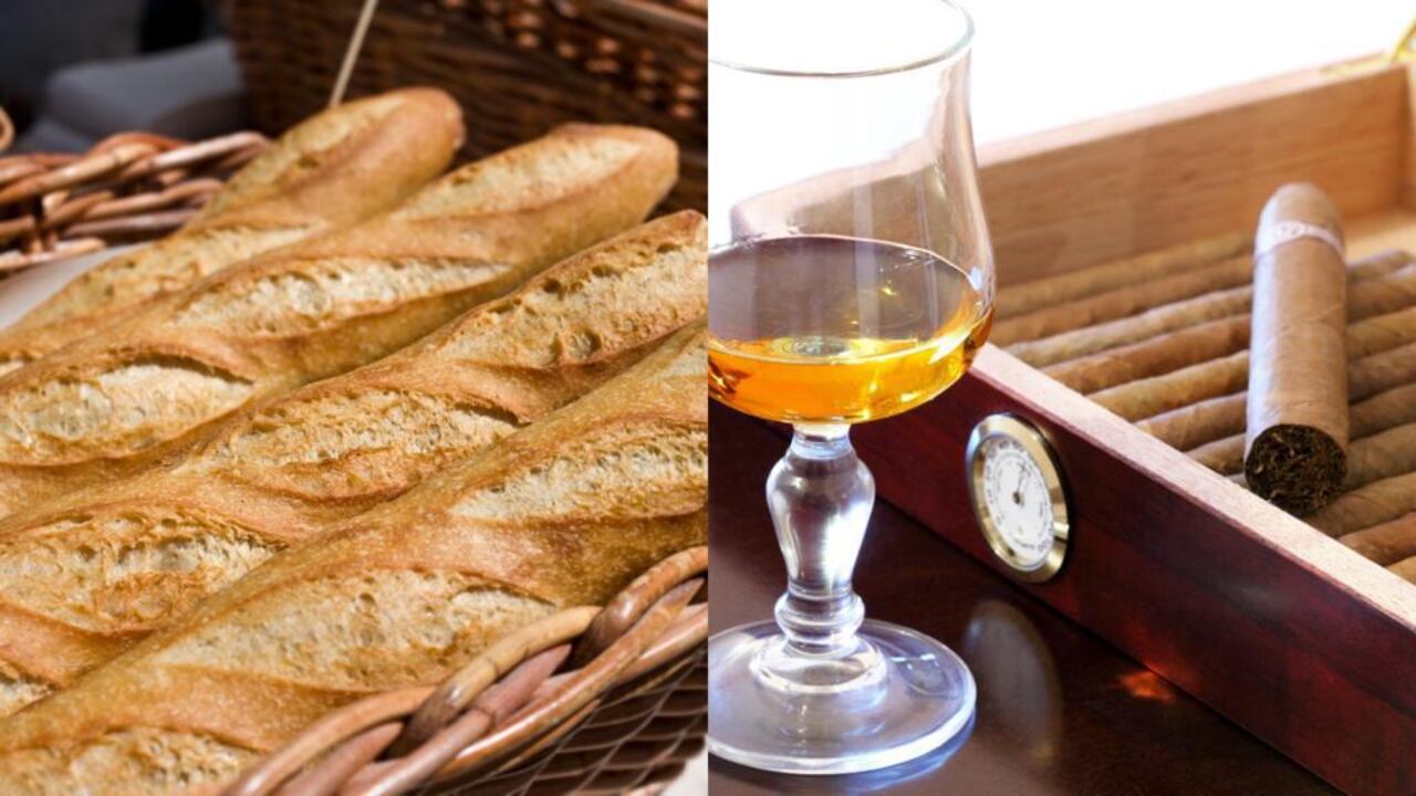 Baguette y Ron hacen parte de la lista de Patrimonio intangible de la Humanidad de la Unesco.