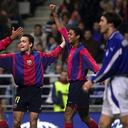 Overmars en su paso por Barcelona.