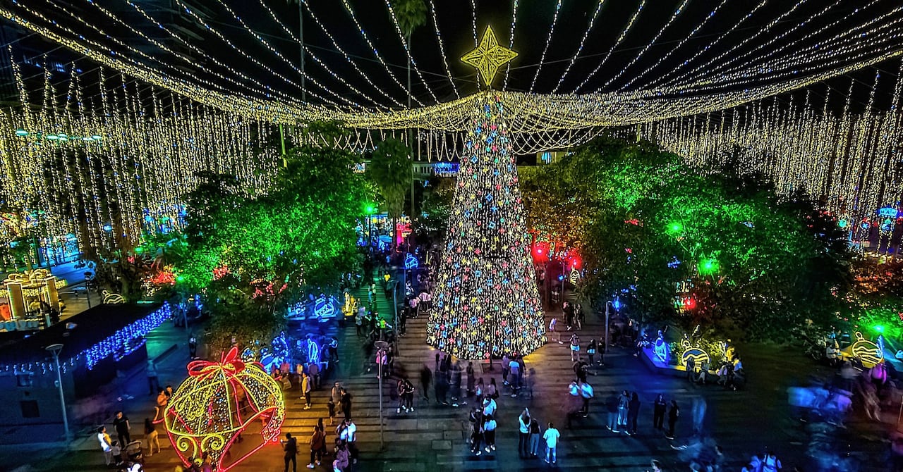 El 21 de noviembre se encienden los alumbrados navideños en Envigado. Promete ser un espectáculo, como lo fue en 2024.