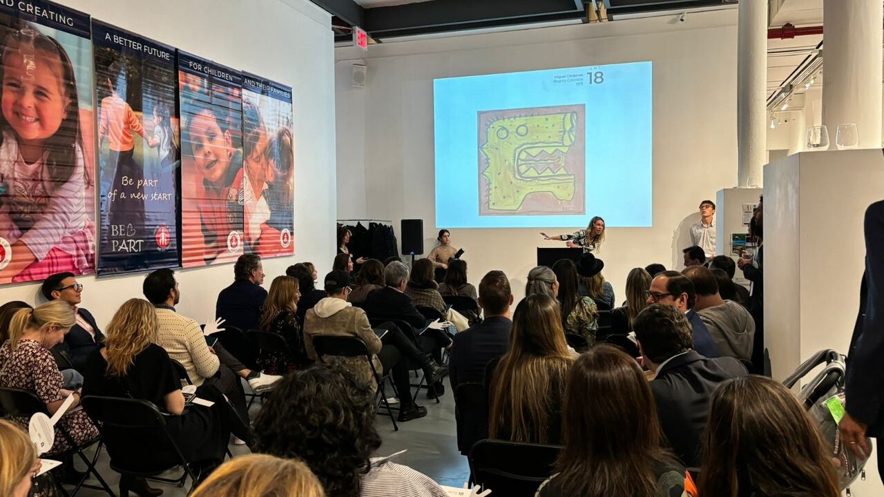 Más de 40 obras de artes fueron subastadas en Casa Christie's de Nueva York para atender las necesidades de los niños colombianos que requieren atención en educación, salud física y emocional.
