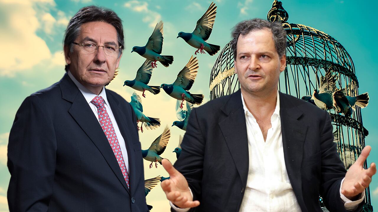 Néstor Humberto Martínez y Sergio Jaramillo.