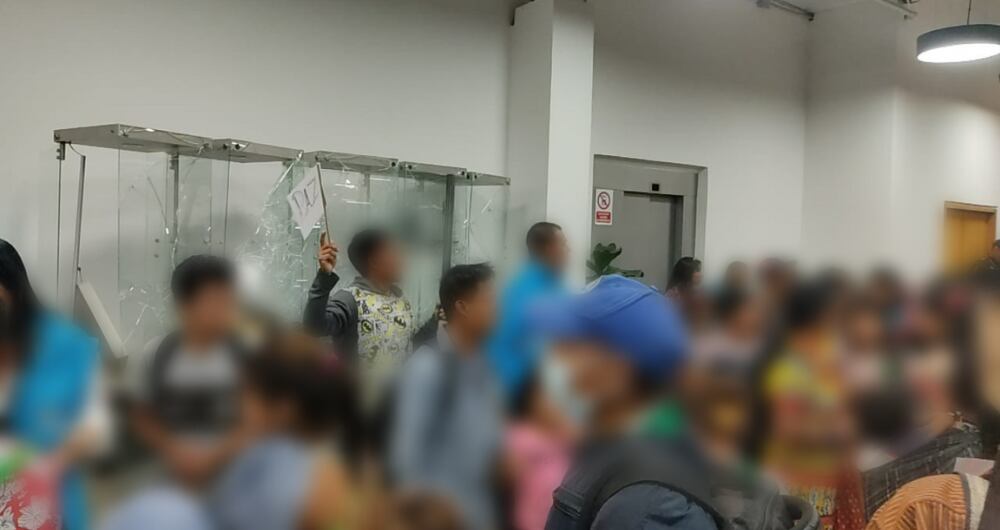 Comunidad indígena dentro de la Alcaldía de Medellín.