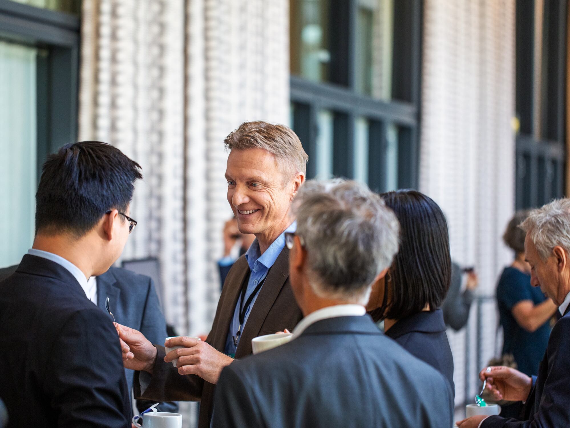 Encuentro de empresarios.