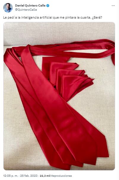 Tweet eliminado de Daniel Quintero. Foto: @quinteroCalle.