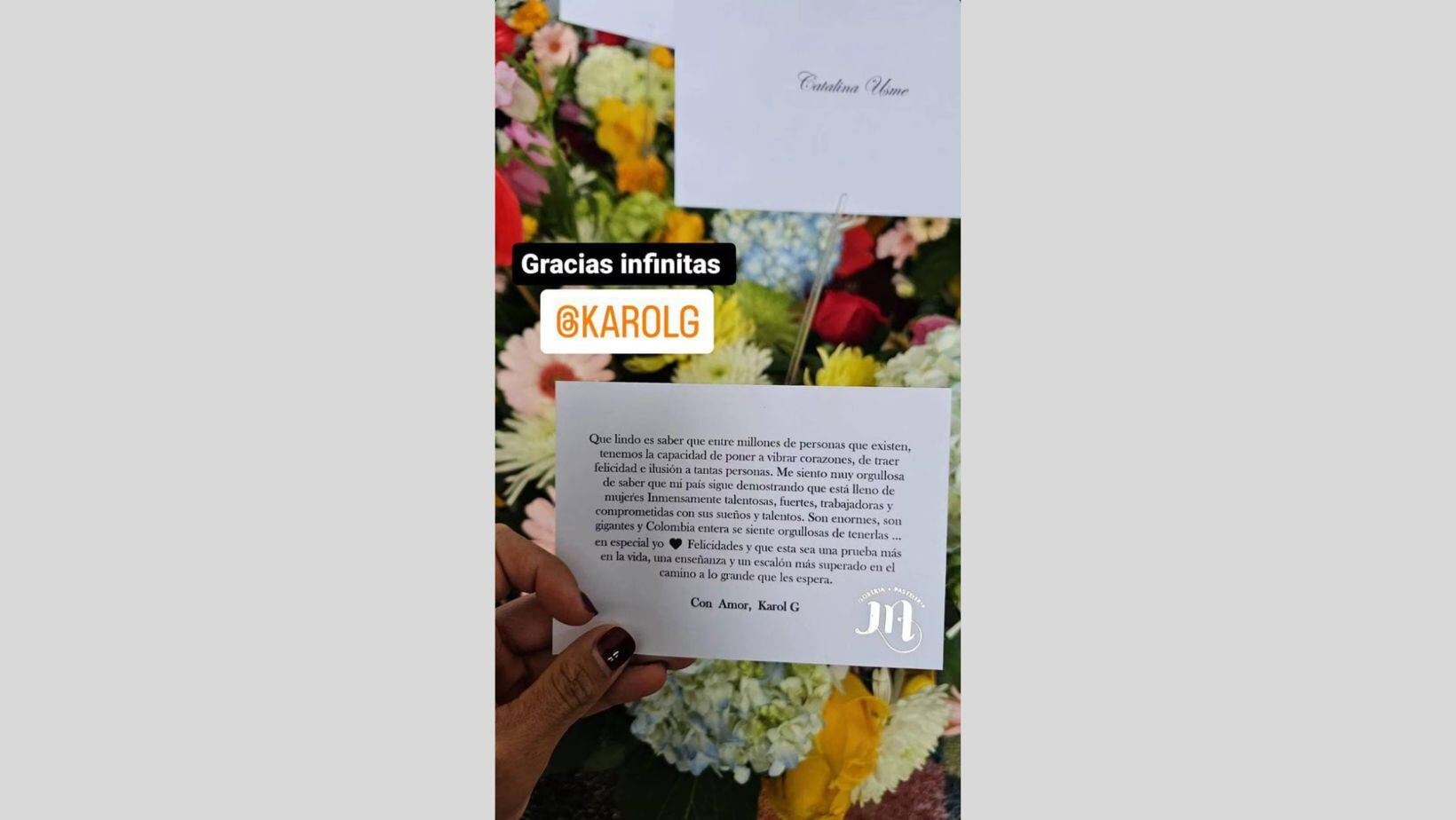 Emotivo mensaje de Karol G a la Selección femenina de fútbol
Instagram: @catausme