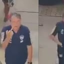 Bolillo Gómez y su polémico gesto a la hinchada de Junior.