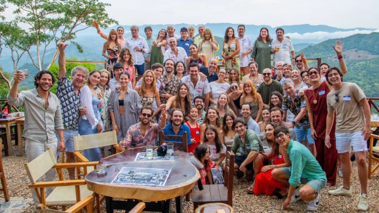 La familia Santos se reunió en Anapoima (Cundinamarca) el 22 de diciembre de 2023.