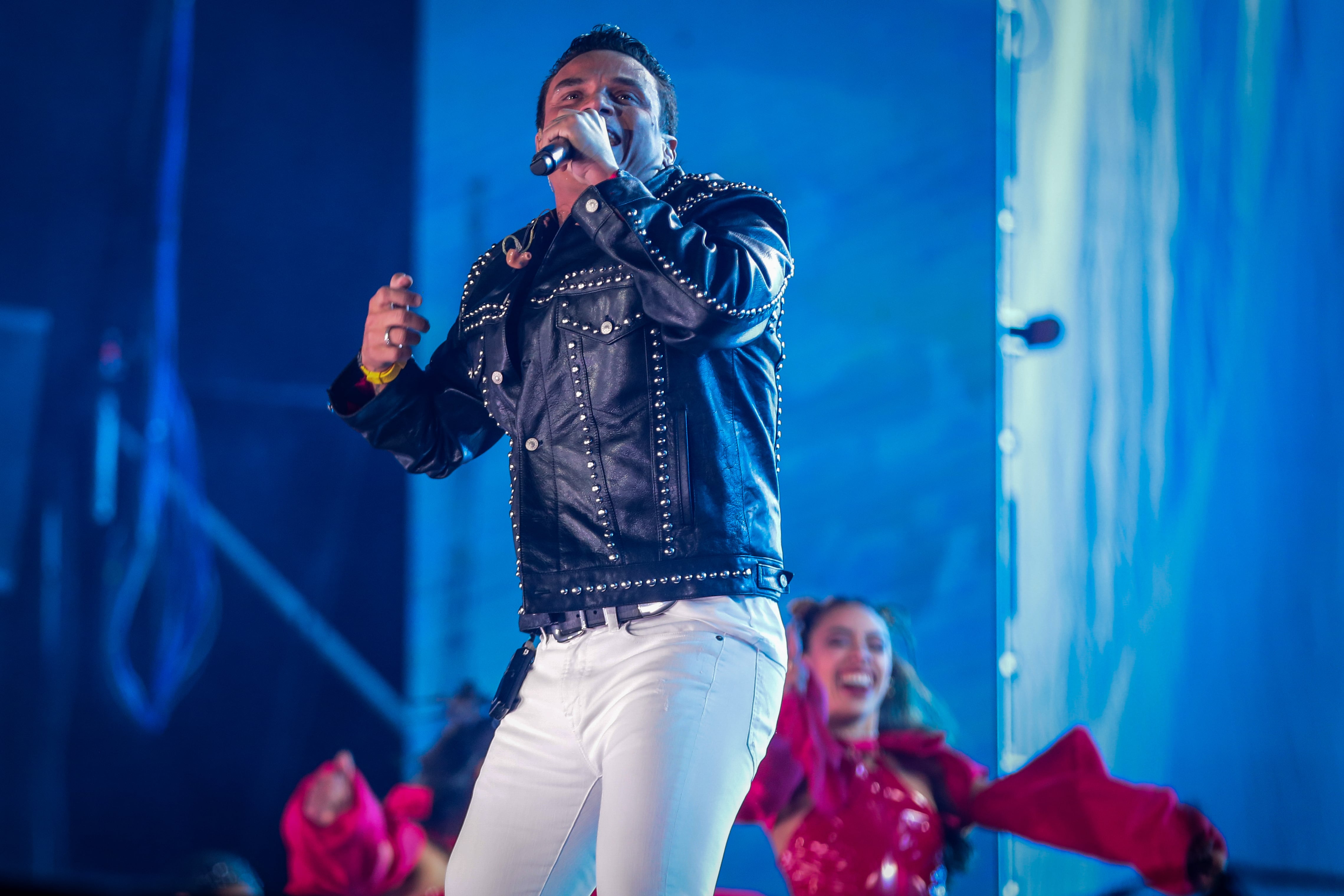 El artista vallenatero puso a vibrar a todo el estadio.