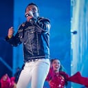 El artista vallenatero puso a vibrar a todo el estadio.