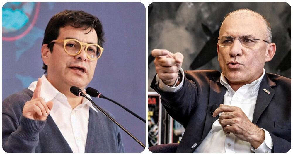 Danilo Rueda y Roy Barreras.