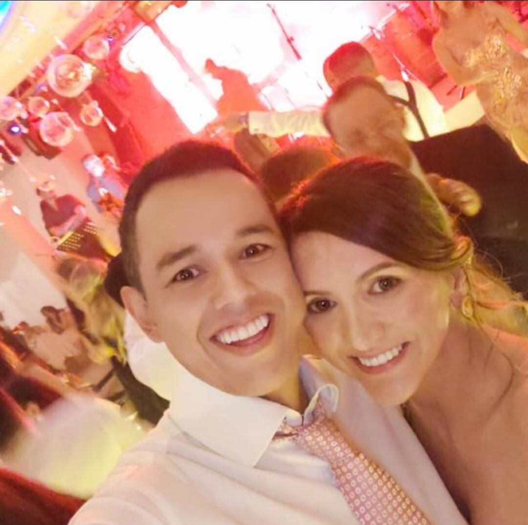 Alejandra Rodriguez y Diego Guauque periodistas y esposos