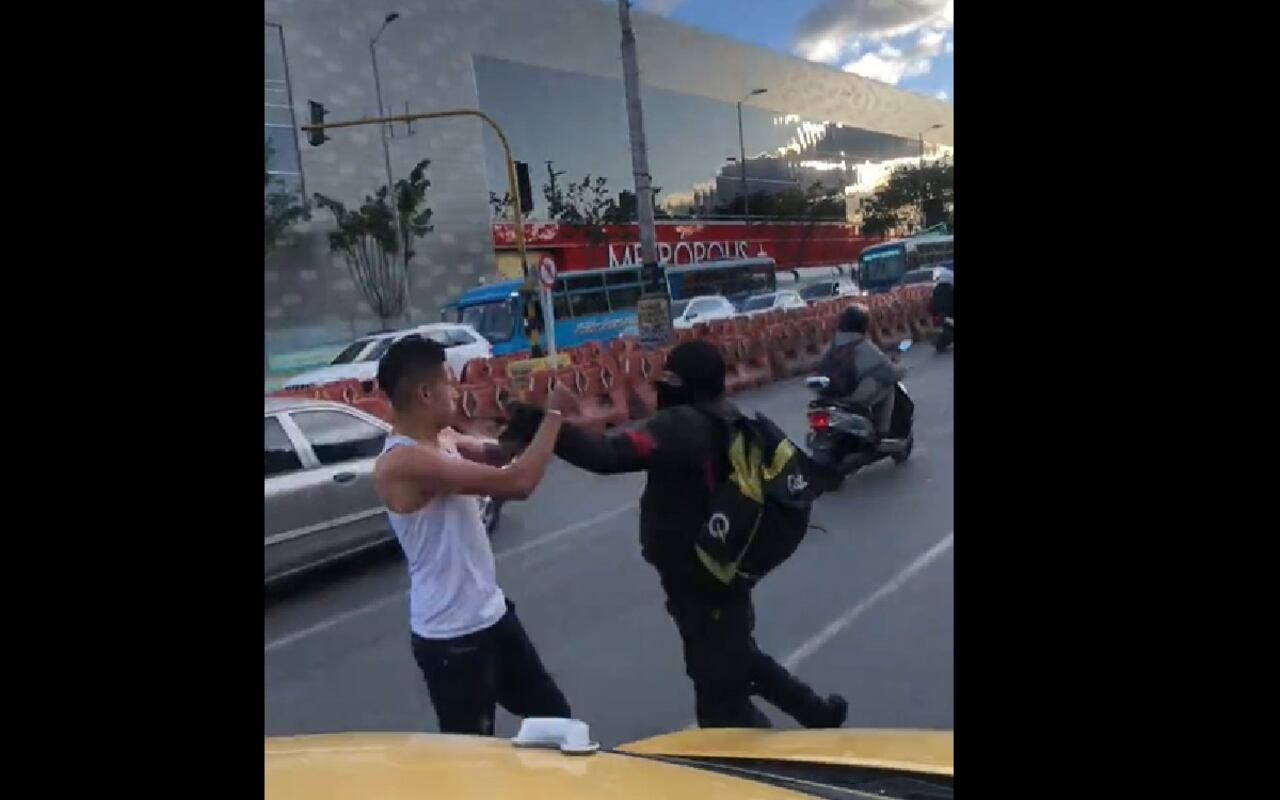 En redes sociales se difundió un nuevo caso de intolerencia en Bogotá.