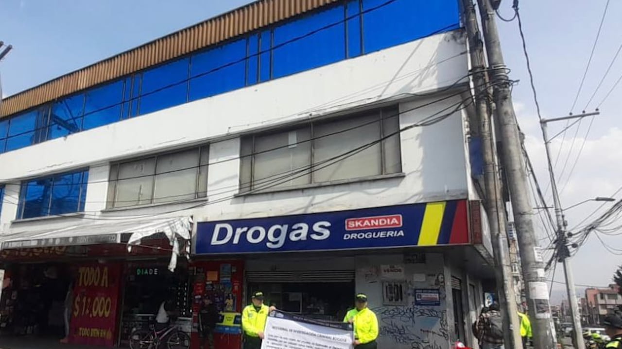 A un total de cuatro droguerías se les aplicó la extinción de dominio por comercializar medicamentos falsos en Bogotá