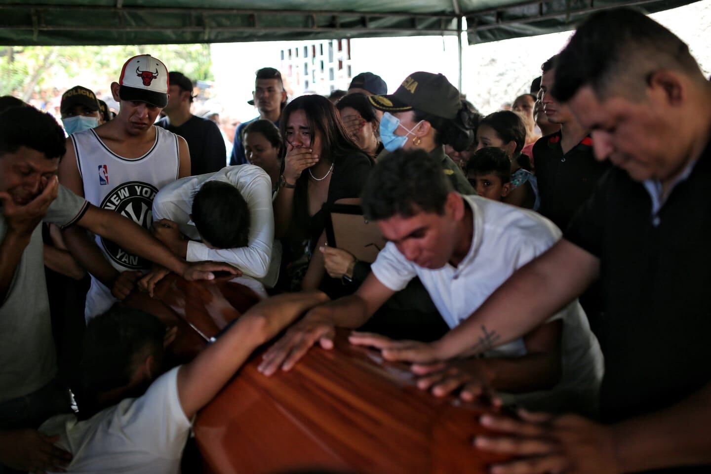 Masacre de policias en el Huila