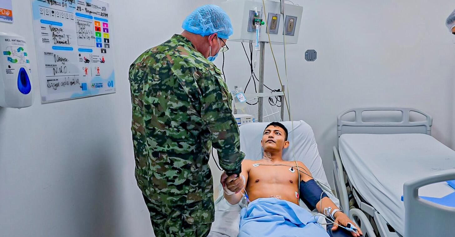 Los otros tres militares continuarán su tratamiento en la Clínica Medical Duarte, en la ciudad de Cúcuta.