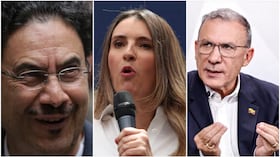 Iván Cepeda, Paloma Valencia y Roy Barreras, candidatos presidenciales
