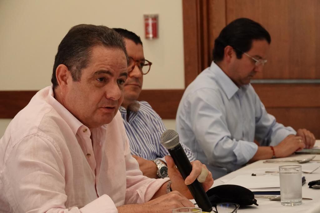 El exvicepresidente Germán Vargas Lleras en Ibagué.