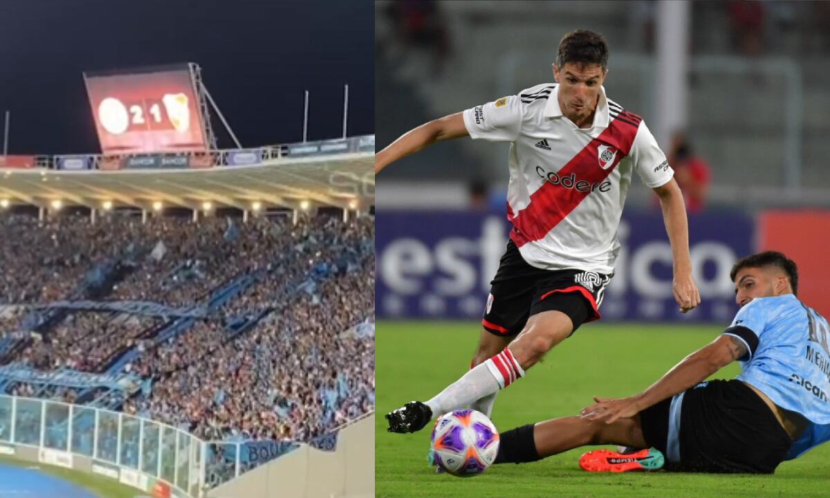 Belgrano vs. River Plate. Foto: Captura pantalla Twitter SportsCenter (@SC_ESPN)//River Plate.