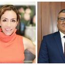 Claudia Escobar y Miguel Efraín Polo.