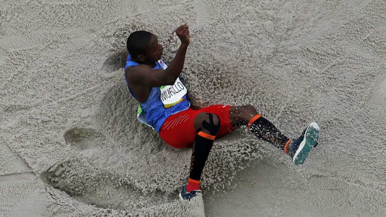 Murillo dio una grata sorpresa en atletismo. Foto: AP/Morry Gash