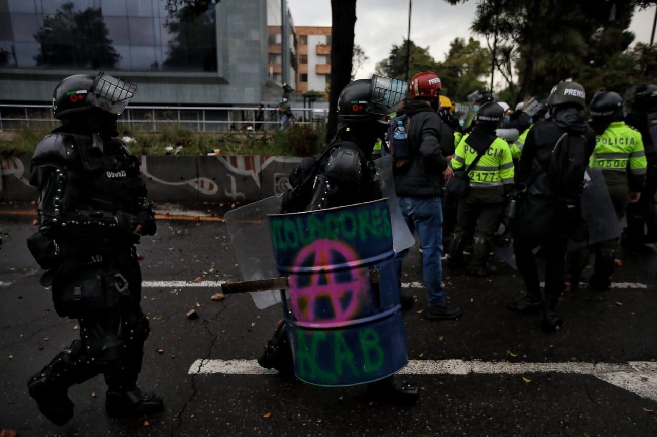 Paro Nacional toma de Bogotá calle 26 carrera 100 misak