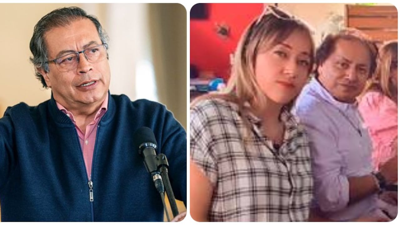 Gustavo Petro, Juan Fernando Petro y su esposa.