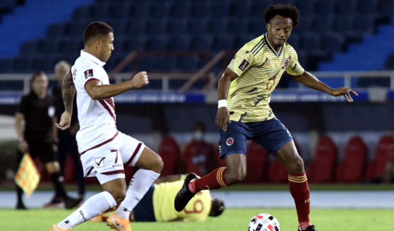 Colombia recibió a Venezuela en Barranquilla para el inicio del camino a Qatar 2022