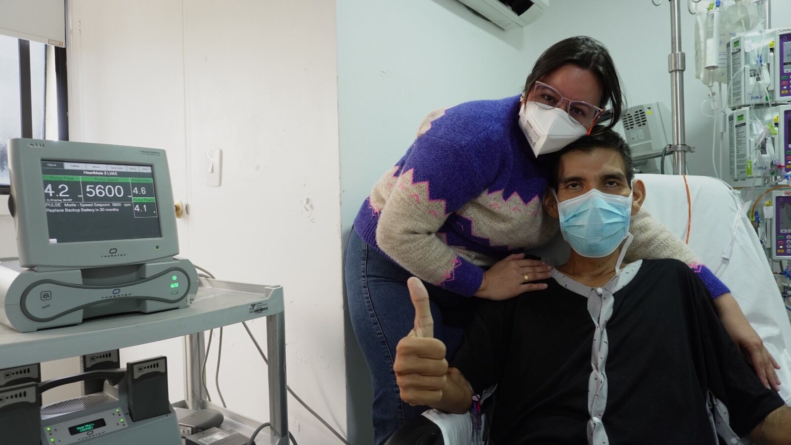 Carlos Reyes García recibió su corazón artificial el pasado 2 de marzo.