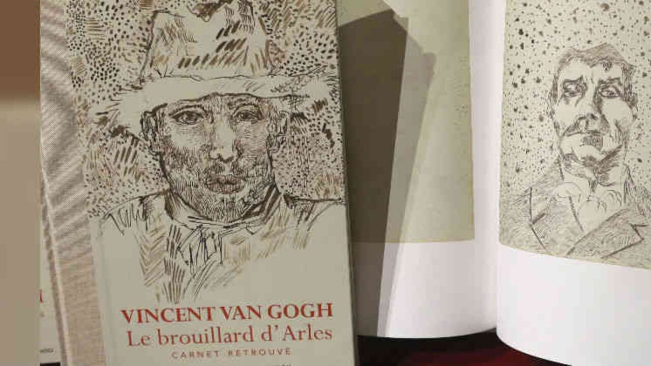 El dibujo de este libro se le atribuye a Van Gogh, pero ahora se duda de su autenticidad.