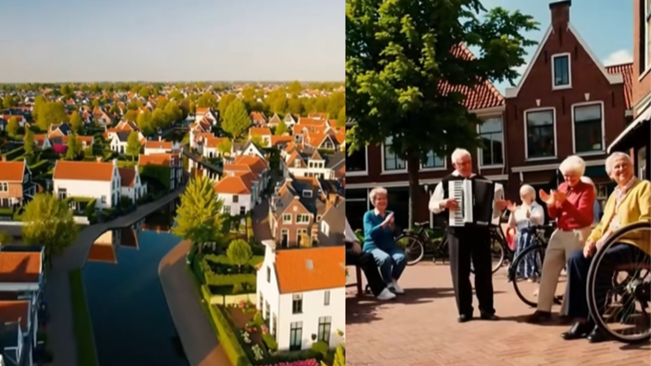 El pueblo en Países Bajos ideal para las personas con Alzheimer.