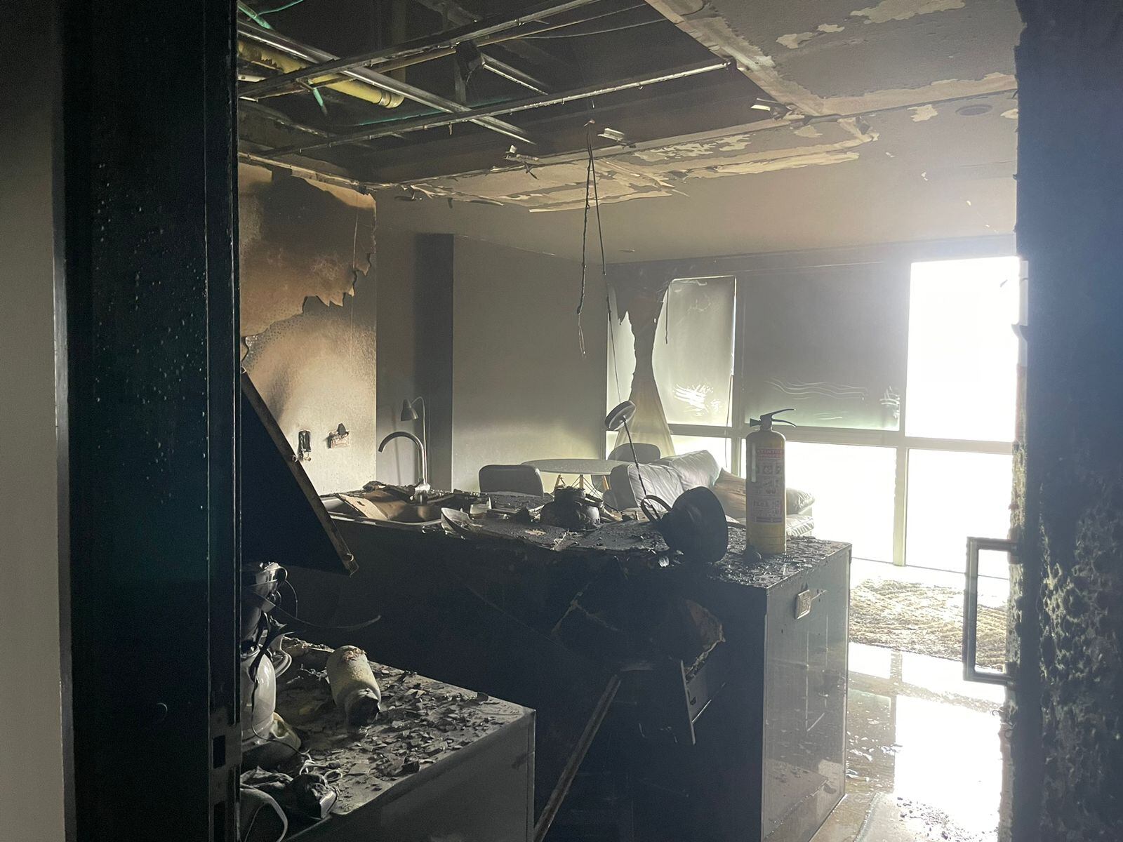 Incendio en Medellín