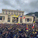 Protestas militares retirados en la plaza de bolívar
