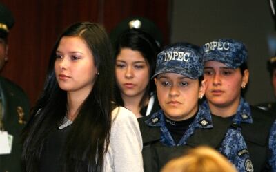 Laura Moreno espera la decisipón de la juez. 