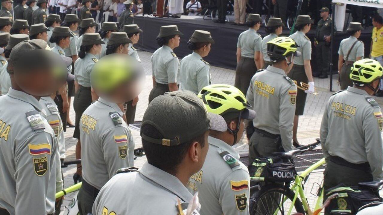 Los uniformados hacían parte de una banda de atracadores.