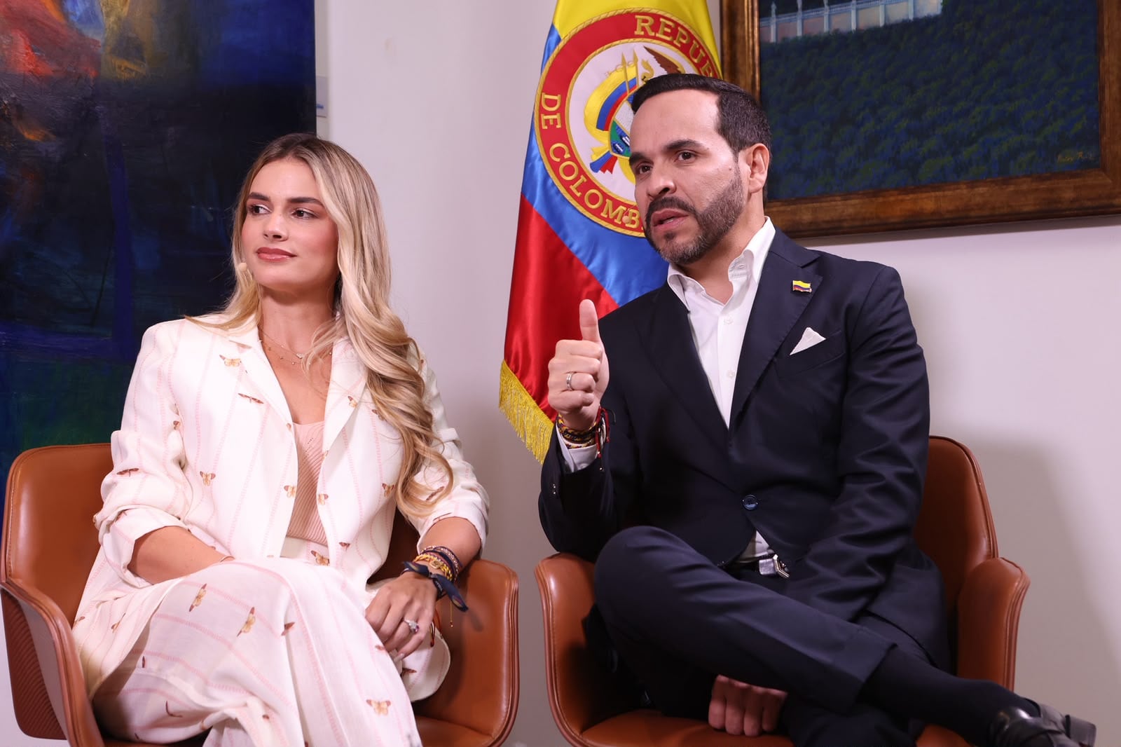 Abelardo De La Espriella y su esposa Ana Lucía Pineda