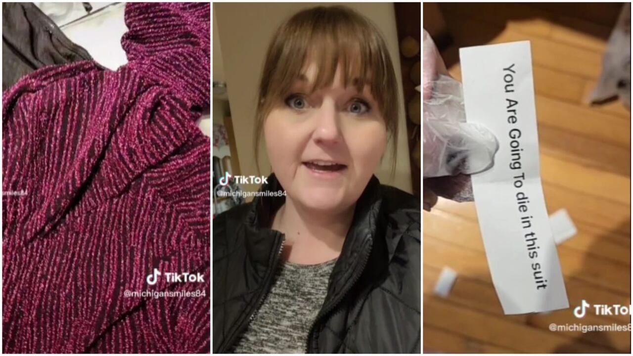 Mujer recibió atemorizante mensaje en una reconocida tienda de compras en línea.