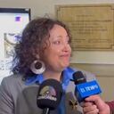 Reacción de Angélica Lozano ante pérdida por presidencia del senado