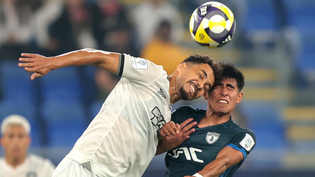 Imagen del juego entre Botafogo y Pachuca, por la segunda ronda de la Copa Intercontinental.