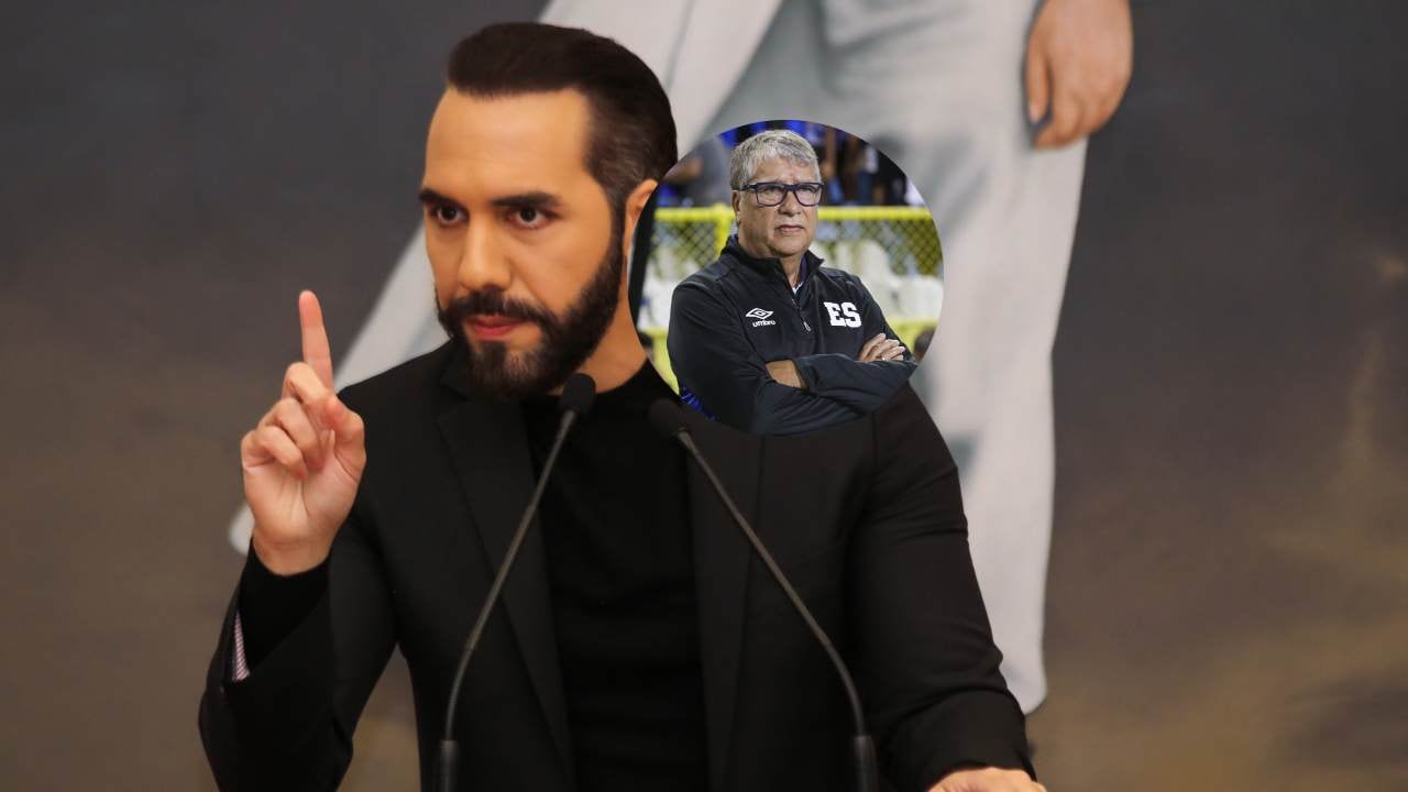 Nayib Bukele, presidente de El Salvador / 'Bolillo' Gómez con la selección centroamericana.