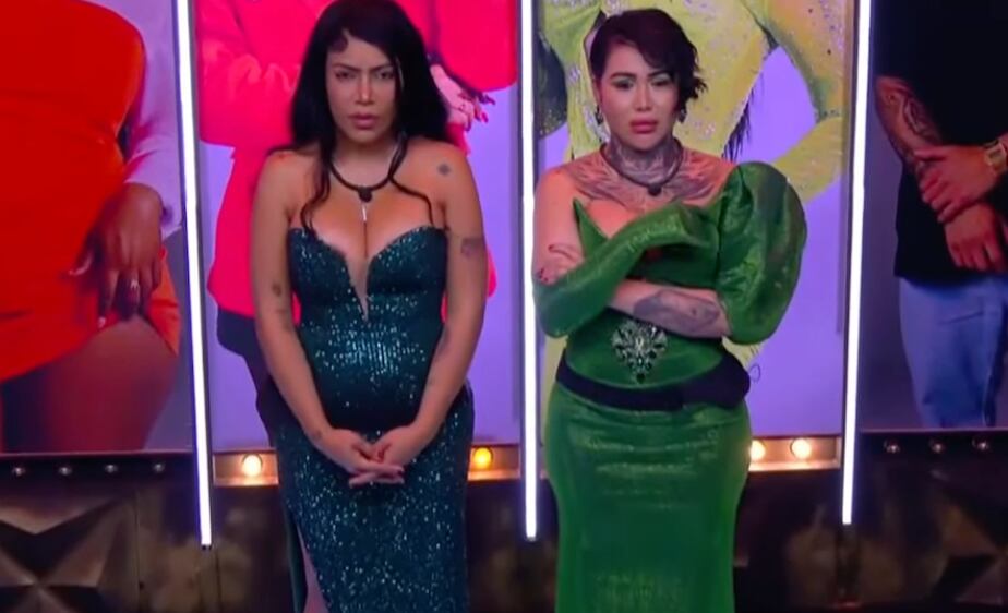 Yina Calderón y La Toxicosteña quedaron de últimas en la sala de eliminación