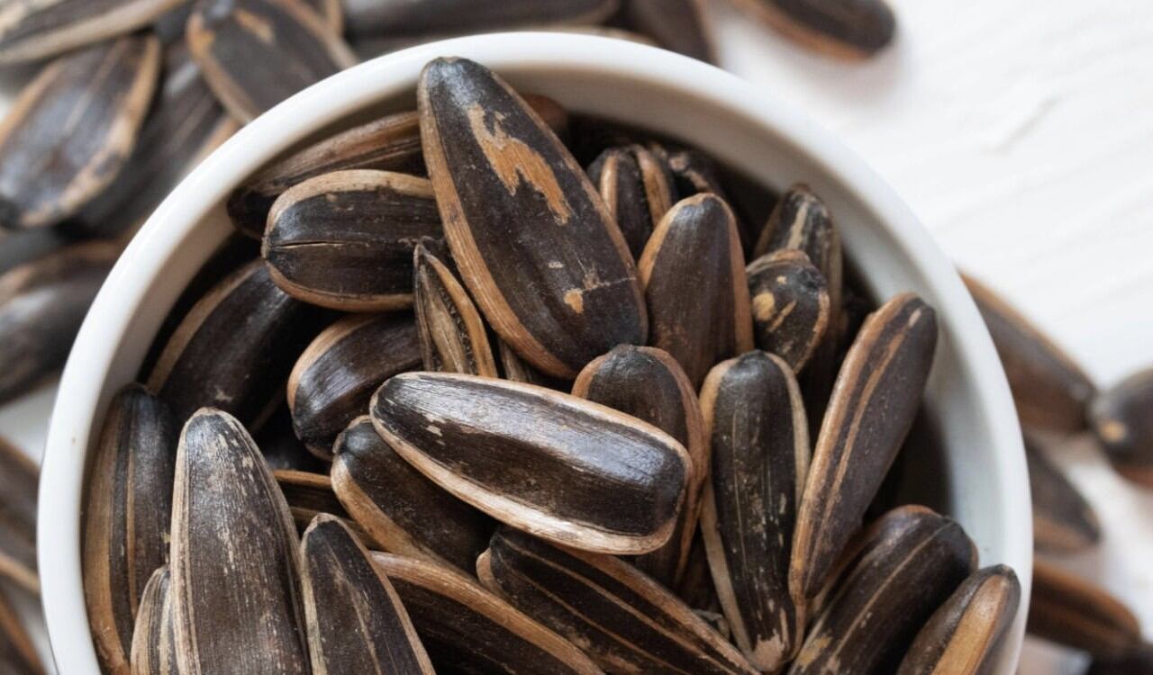 Las semillas de girasol trae grandes cantidades de vitamina E