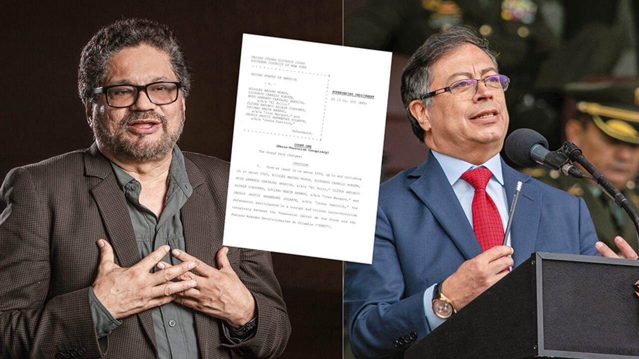 Un indictment de la justicia de Estados Unidos detalla la relación de miembros de las Farc, en cabeza de Iván Márquez, con el cartel de los Soles, al que también se vincula a Nicolás Maduro. Sin embargo, el Gobierno de Petro y sectores oficiales insisten en meterlo en la paz total.