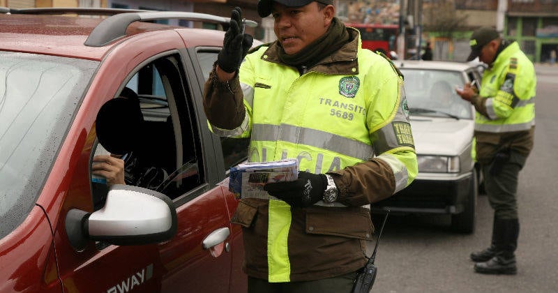 Comparendo de tránsito.