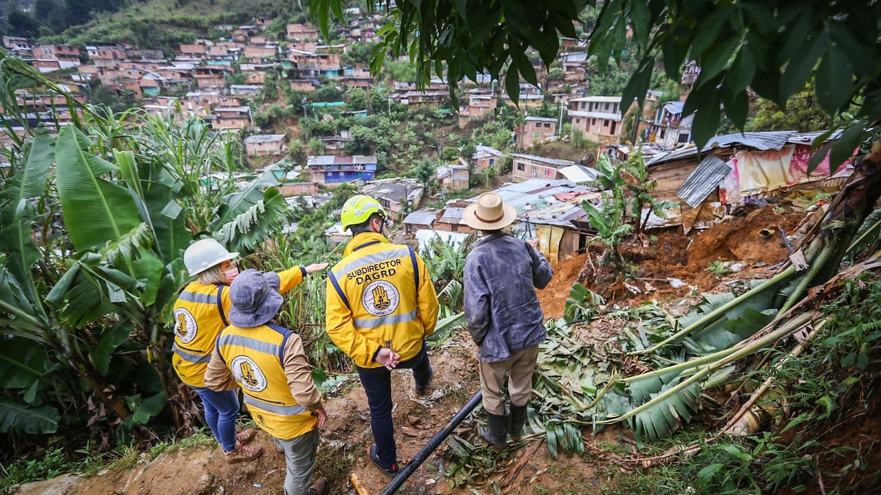 El Dagrd hace seguimiento a 20 movimientos en masa en Medellín.
