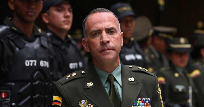 Luis Eduardo Martínez, como general de la República.