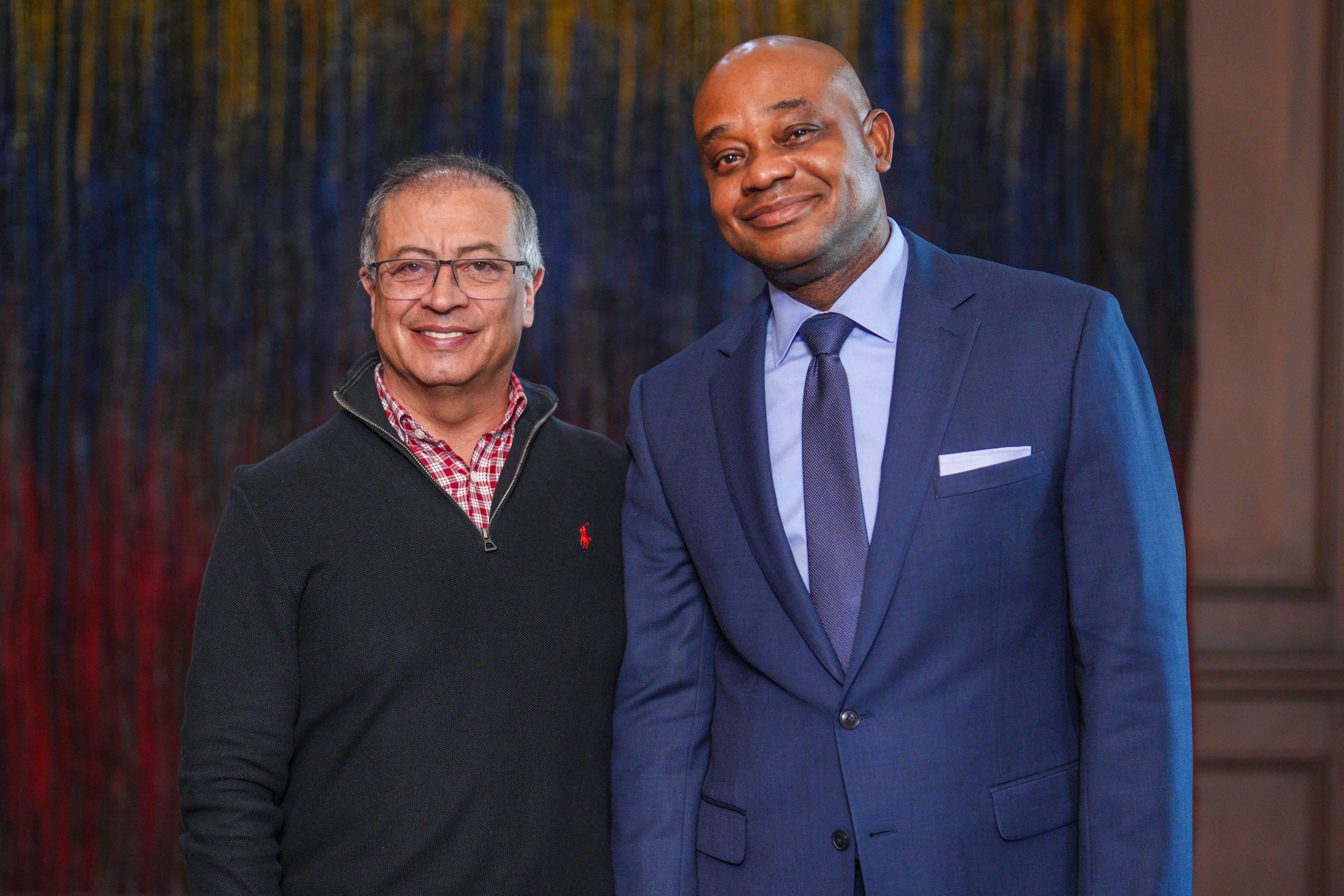 Posesión del nuevo Canciller Luis Gilberto Murillo, Presidente Gustavo Petro