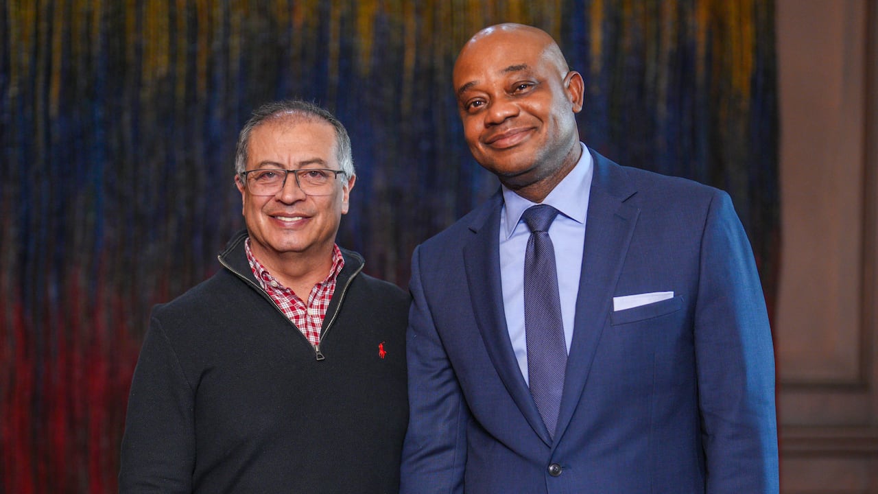 El presidente Petro y el canciller Luis Gilberto Murillo se reunieron para conversar la hoja de ruta.