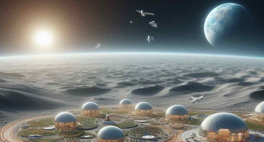 La humanidad tiene el proyecto de establecer una colonia lunar