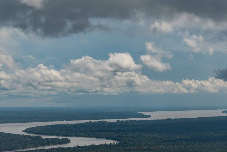 Panorámica del río Amazonas.