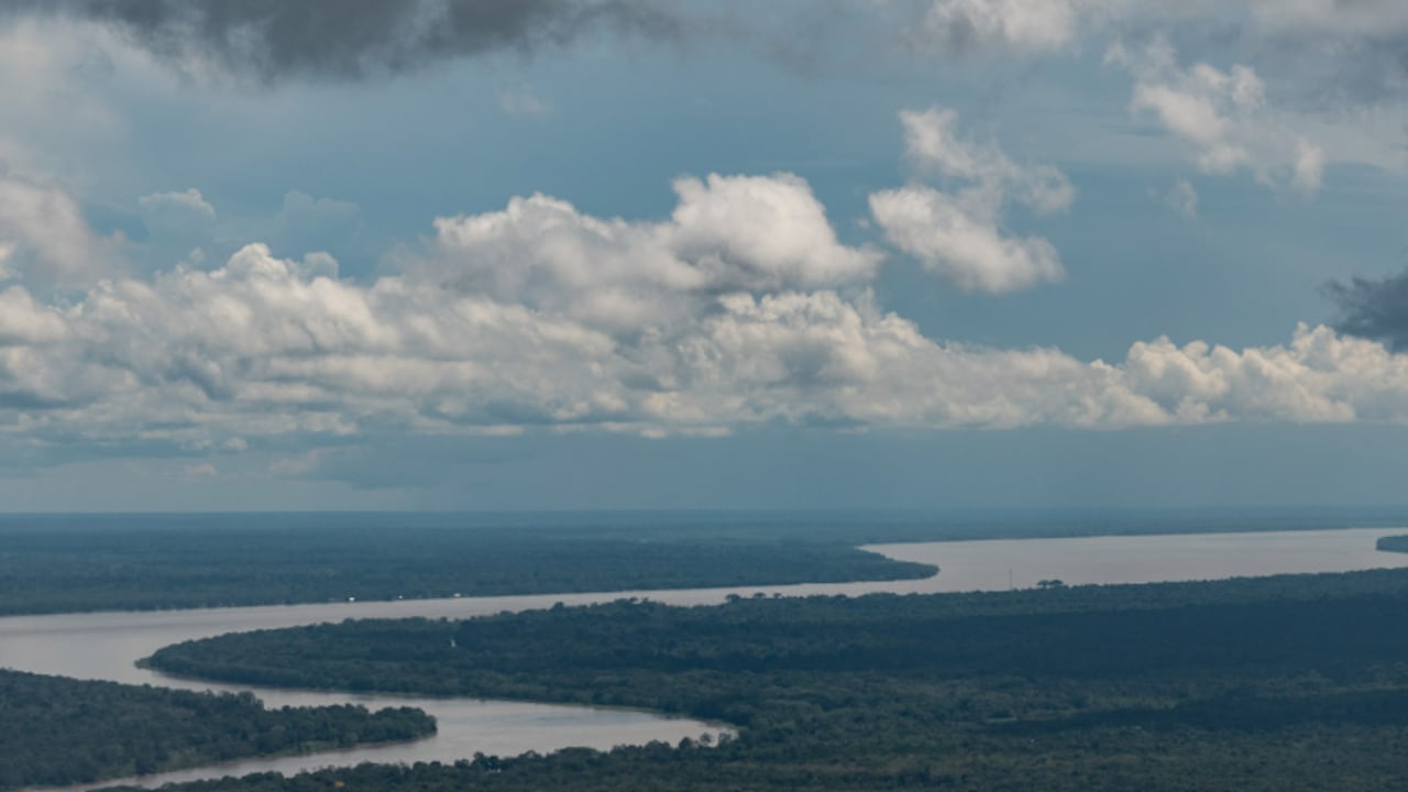 Panorámica del río Amazonas.